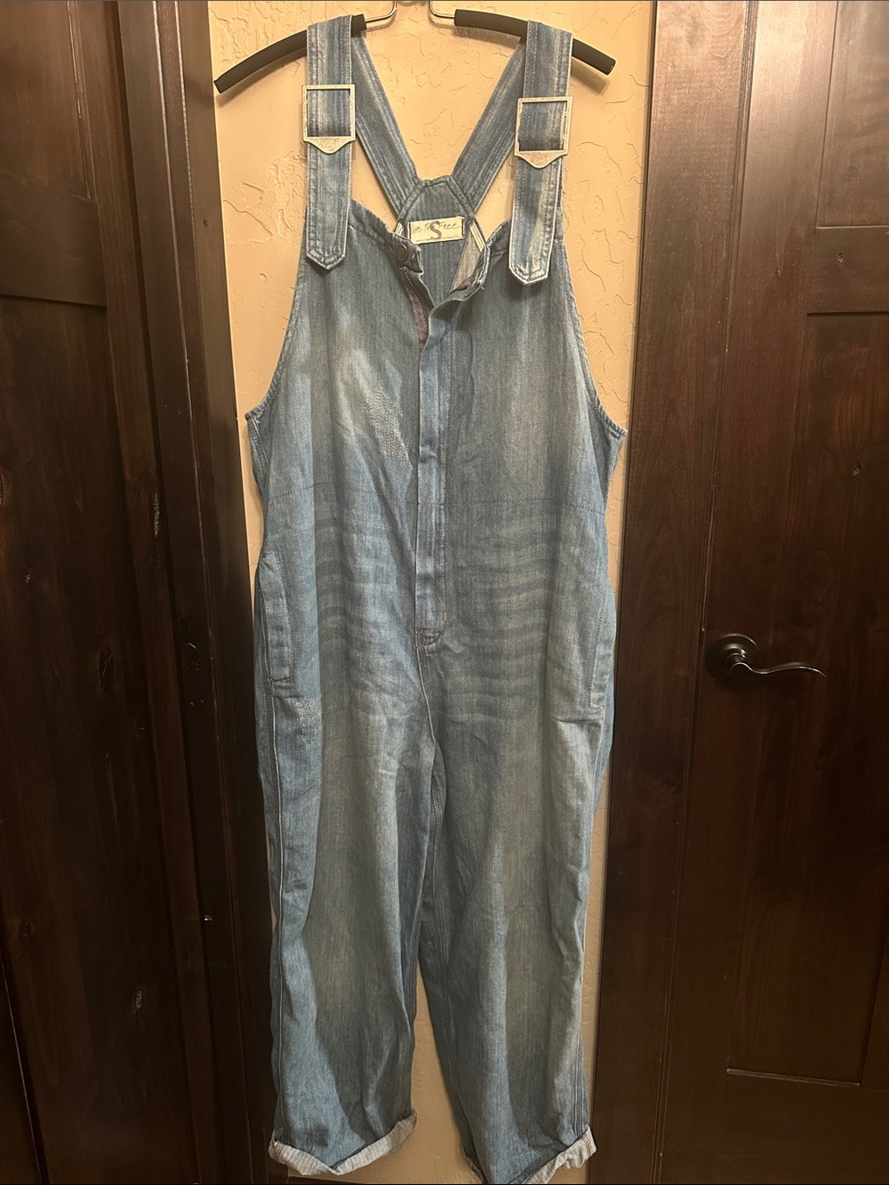 Free People Zip Front Overalls